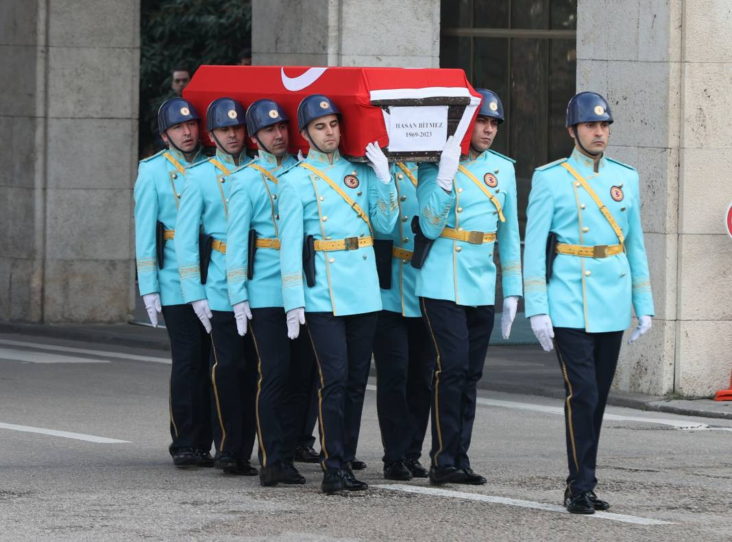 Hasan Bitmez için Meclis'te cenaze töreni. Babası Filistin atkısıyla uğurladı - Resim: 48